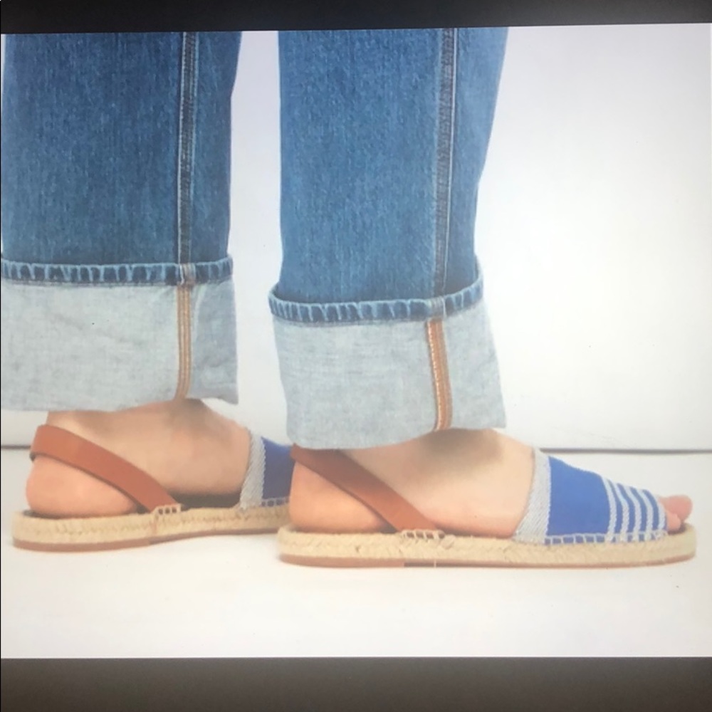 NWT LOEWE Leather and Canvas Espadrilles - Picture 3 of 8